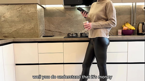 Real Cheating with Wife’s Stupid Friend while Wife Gets Out – Russian Amateur with Conversations and Subtitles