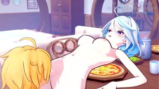 Furina vacation sex – pussy licking and sex – genshin impact hentai fuck