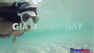 Glamorous brunette newcomer teen Gia Ramey Gay reveals her flawless body