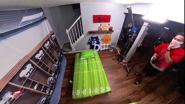 360 BTS Cheerleaders vs Football Team Gangbang