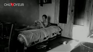 Homemade Voyeur. Teen couple passionate sex in a country house