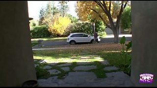 A naughty brunette spreads her legs for her math teacher with a big cock