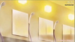 Big boobs cheerleader titfucks in public shower room demosaic hentai