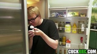 Pathetic Cuck Husband Watching Wife DPed By Big Black Cocks