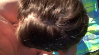 Slutty swingers sharing cocks outdoors