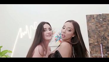 Dirty office receptionist strips during overtime and enjoys triple pussy teasing, anal penetration, double anal obsession, bukkake style cum rain and squirting fun with coworkers