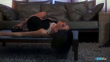 The moment for double penetration came after a slow buildup in the threesome dedication